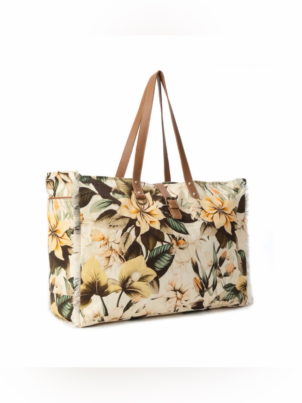 MYRA Lovely Florals Weekender
Bag in Off White NWOT - Picture 14 of 15